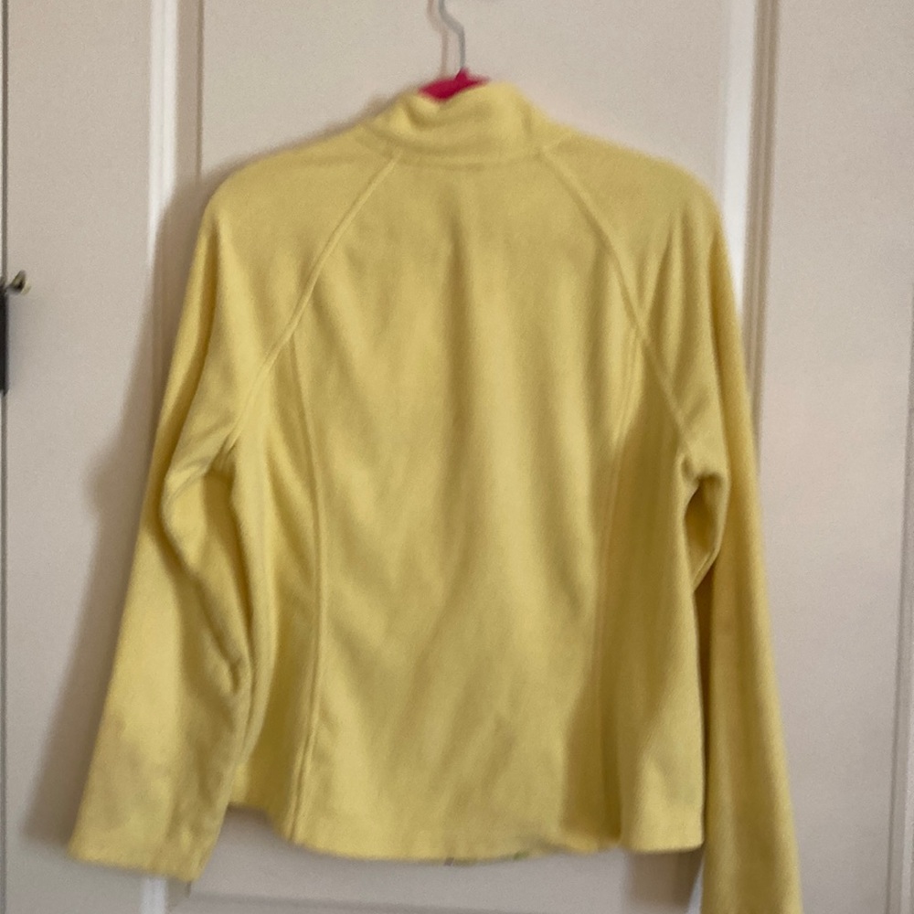 Lilly Pulitzer Yellow Utility Jacket with Full-Length Zipper - Picture 5 of 7